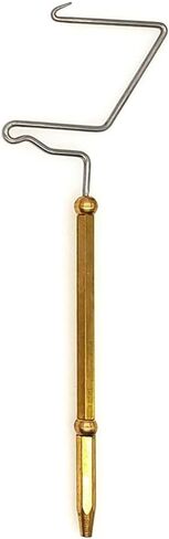 Fly Tying Whip Finisher Tool for Fishing Lures Rotating Head Brass Stainless Steel 130mm 112mm 118mm 128mm Lightweight Slim Design for Hobbyist and Professional Anglers(A) in Saudi Arabia