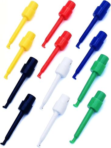 12pcs Hackle Pliers for Fly Tying, Plastic Fly Hook Hackle Pliers – for Fishing Lures, Hooks or Display in Kuwait