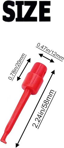 12pcs Hackle Pliers for Fly Tying, Plastic Fly Hook Hackle Pliers – for Fishing Lures, Hooks or Display in Kuwait