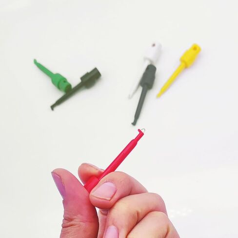 12pcs Hackle Pliers for Fly Tying, Plastic Fly Hook Hackle Pliers – for Fishing Lures, Hooks or Display in Kuwait