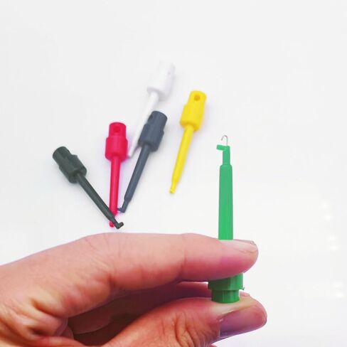 12pcs Hackle Pliers for Fly Tying, Plastic Fly Hook Hackle Pliers – for Fishing Lures, Hooks or Display in Kuwait