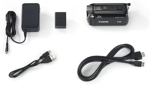 Canon VIXIA HF-R52 HD Digital Camcorder 1080p with 32GB, Wi-Fi, and 3-Inch LCD (Black) in Saudi Arabia