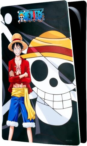 Konix One Piece Protective Case for PS5 Console - Silicone - Shockproof - Scratch-Resistant - Luffy Motif - Black in Kuwait