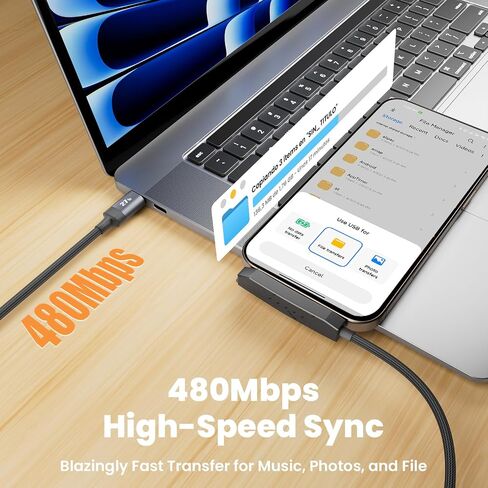 USB C to Lightning Charging Cable with Stand - 90 Degree 2 in 1 Invisible Holder Charger Cable for iPhone 14/13/12/11 Pro Max XS XR iPad, 27W PD Fast Charging Sideways Flat iPhone Cord Cable 6FT in Kuwait