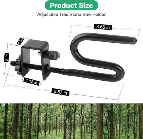 Fuoequl Universally Mountable Hunting Tree Stand Bow Holder in Kuwait