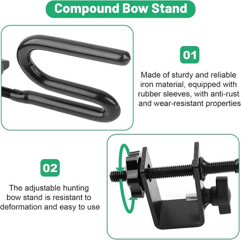 Fuoequl Universally Mountable Hunting Tree Stand Bow Holder in Kuwait