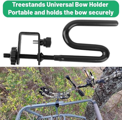 Fuoequl Universally Mountable Hunting Tree Stand Bow Holder in Kuwait