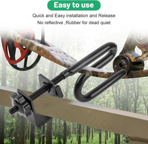 Fuoequl Universally Mountable Hunting Tree Stand Bow Holder in Kuwait