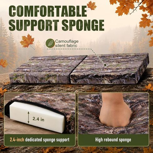 YUNVI Foldable Two Man Tree Stand Seat Cushion for Ladder Stands in Kuwait