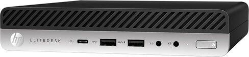 كمبيوتر HP EliteDesk 800 G4 صغير الحجم، Intel Six Core i5 8500T 2.1 جيجا هرتز، ذاكرة وصول عشوائي DDR4 سعة 32 جيجابايت، محرك أقراص NVMe M.2 SSD بسعة 512 جيجابايت، واي فاي، USB من النوع C، Windows 11 Pro (متجدد) in Kuwait