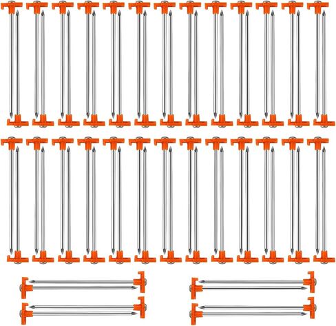 40 Pack Tent Stakes Heavy Duty, 7.8 Inch Galvanized Non-Rust in Saudi Arabia