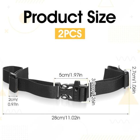 2 PCS Sternum Straps for Backpacks Backpack Chest Strap Add On in Saudi Arabia
