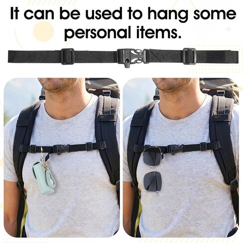 2 PCS Sternum Straps for Backpacks Backpack Chest Strap Add On in Saudi Arabia