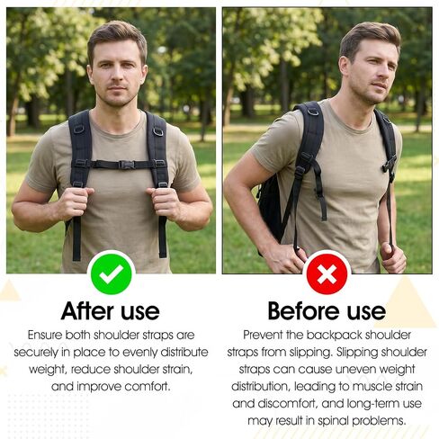 2 PCS Sternum Straps for Backpacks Backpack Chest Strap Add On in Saudi Arabia