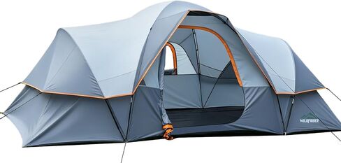 WildFinder Camping Tent 10 Person, Family Tent for Camping with Rainfly in Kuwait