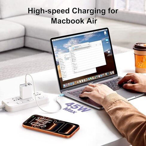 USB C Super Fast Charger, 3-Pack 30W Dual Port PD+QC Fast Charger Adapter Block for iPhone 14/14 Pro/14 Pro Max/13/12/SE iPad/MacBook air, (25W PPS) Type C Charging for Samsung S21 S22 Pixel in Kuwait