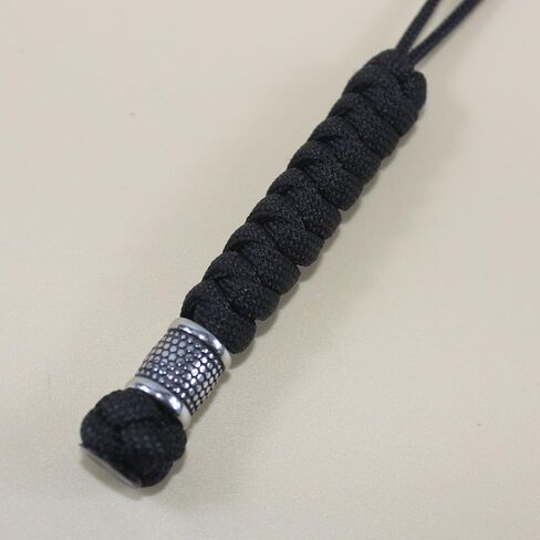 Trufas 3 Pack Paracord Knife Lanyards with Beads Tactical Lanyards Black in Saudi Arabia