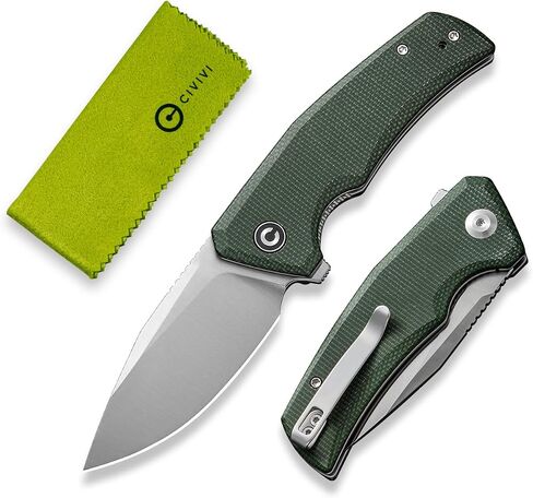 سكين جيب CIVIVI لـ EDC، سكين قابل للطي Regulatron للرجال مع فتاحة زعنفة، قفل بطانة، مقبض Nitro-V Blade G10 مقاس 2.98 بوصة للتخييم والصيد C23006-1 in Kuwait