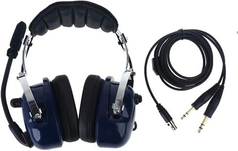 سماعة رأس Air RA200 للطيران مع مقابس ستيريو أحادية MP3 تتضمن مدخل موسيقى MP3 وحقيبة سماعة الرأس وختم الأذن من الجل in Kuwait