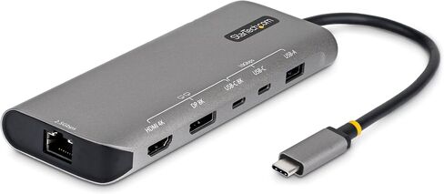 StarTech 7-in-1 USB4 Driverless Dual 4K Mini Dock with 140W PD and 2.5GbE in Saudi Arabia