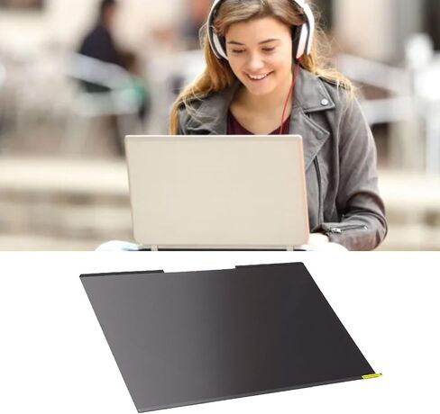 Cuifati Laptop Privacy Screen Filter, Anti Peeping 16:9 for 14 Inch, 60 Degree Viewing Area, with Anti AR HD Layer for Public Workplace in Saudi Arabia