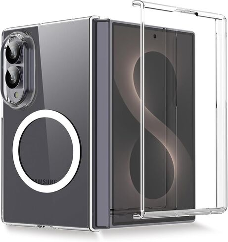 AICase for Samsung Galaxy Z Fold 8 Case Clear(Wide),Compatible with MagSafe in Saudi Arabia