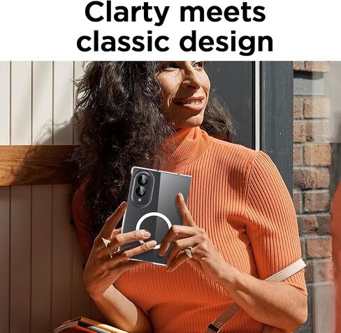 AICase for Samsung Galaxy Z Fold 8 Case Clear(Wide),Compatible with MagSafe in Saudi Arabia