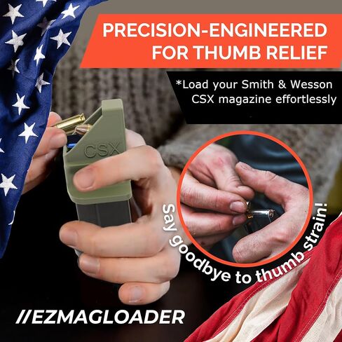 EZMAGLOADER Magazine Speed Loader - Mag Accessories for Smith & Wesson CSX in Saudi Arabia