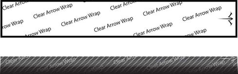 White Water Archery Solid Clear Protective Arrow Wraps 15 Pc Pack in Saudi Arabia