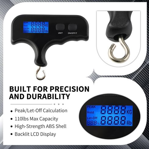 Bow Scale Equipped with Peak Holding Display Capable of Measuring110lb/50kg in Saudi Arabia