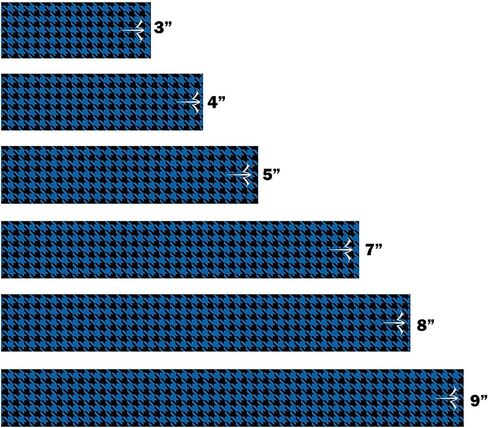 White Water Archery Laminated Blue Houndstooth Icon Arrow Wraps 15 Pc Choose Length Width in Saudi Arabia