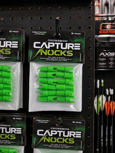 Nightmare Xtreme Crossbow Capture Nocks FLO Green 12 Pack .300 ID Shafts in Kuwait