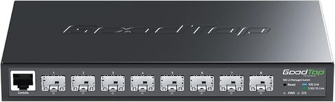 8-Port 10G SFP+ Switch, Layer 3 Managed, Enterprise Network Fiber Switch in Saudi Arabia