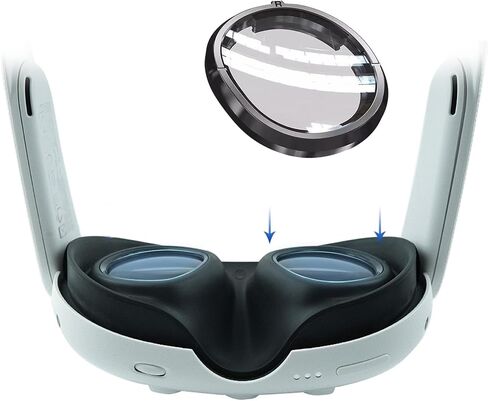 PSI 1 Lens for Oculus Meta Quest 3 Glasses, Inserts Compatible for VR Accessories, Anti Blue Light Myopia SPH:-4.50R in Kuwait