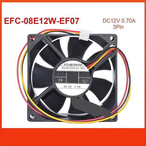 3Pin EFC-08E12W-EF07 Server Cooling Fan DC12V 0.70A in Saudi Arabia