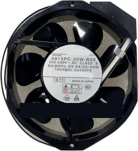 5915PC-20W-B20 S11 AC 200-240V 23-44/25-44W 172x150x38mm 2-Wire Cooling Fan in Saudi Arabia