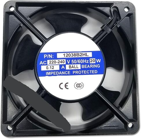 BT220 BT 220 PN 12038B2HL Ultrasonic Welding Machine Axial Cooling Fan AC 220V 0.12A 20W 12038 120 * 120 * 38mm 2 Wires in Saudi Arabia