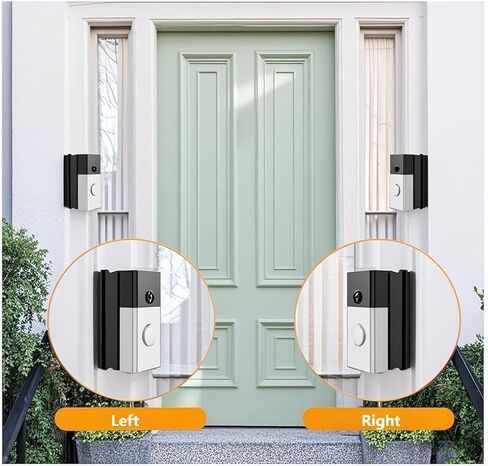 Adjustable 30 to 55 Degree Doorbell Angle Mount Compatible with Video Doorbell 4/3/3Plus/2/ (2020 Release)/ Battery Doorbell Plus, Camera Mount Holder Bracket Wedge Kit for Apartment in Kuwait