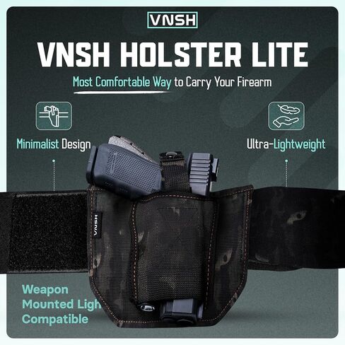 حافظة VNSH Lite Belly Band للحمل المخفي، تناسب Glock وS&W والمزيد in Kuwait