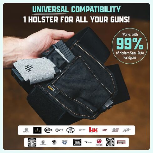حافظة VNSH Lite Belly Band للحمل المخفي، تناسب Glock وS&W والمزيد in Kuwait