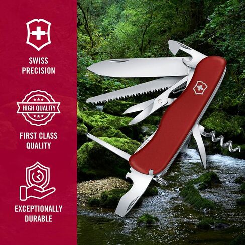 Victorinox Outrider Swiss Army Knife, 14-Function Pocket Knife, Red in Kuwait
