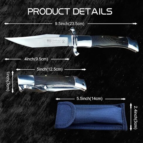WPKOPYA （ DeHong hunting folding knife, folding pocket knife, wilderness camping survival and indoor EDC tool knives in Kuwait