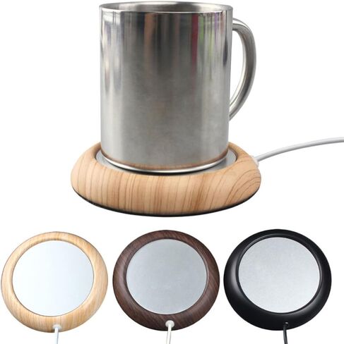 OSALADI USB Cup Warmer for Desk with Heat Preservation Function, Lightweight Iron and Aluminum Beverage Heating Pad Suitable for Glass Cups and Feeding Bottles in Office or Travel in Saudi Arabia