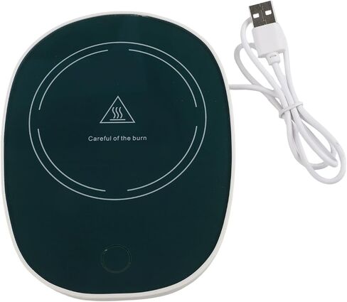 كوب USB لتدفئة كوب القهوة، سخان مشروبات ثرموستاتي 55C مع مستشعر الجاذبية للمكتب والمكتب المنزلي (وردي) in Kuwait