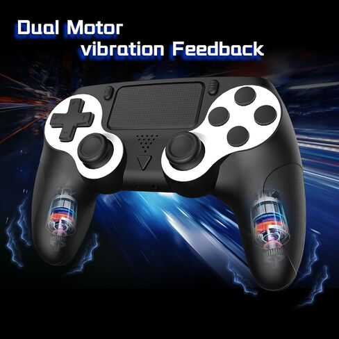 وحدة تحكم لاسلكية DEFNDR لجهاز PS5، متوافقة مع PS5 Pro/Slim/PC، مع اهتزاز مزدوج، ومقبس صوت 3.5 مم، ولوحة ألعاب للتحكم في الحركة بستة محاور مع مكبر صوت in Kuwait