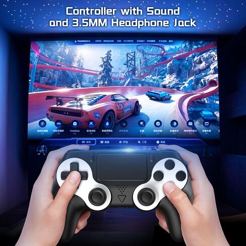 وحدة تحكم لاسلكية DEFNDR لجهاز PS5، متوافقة مع PS5 Pro/Slim/PC، مع اهتزاز مزدوج، ومقبس صوت 3.5 مم، ولوحة ألعاب للتحكم في الحركة بستة محاور مع مكبر صوت in Kuwait