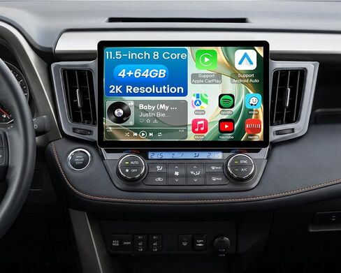 11.5 Inch 8 Core 4GB+64GB Car Radio Stereo for Toyota RAV4 2013-2018 in Saudi Arabia