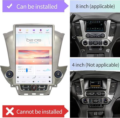 Car Radio for Chevrolet Suburban Tahoe GMC Yukon 2014-2020 (OEM 8 Inches) in Saudi Arabia