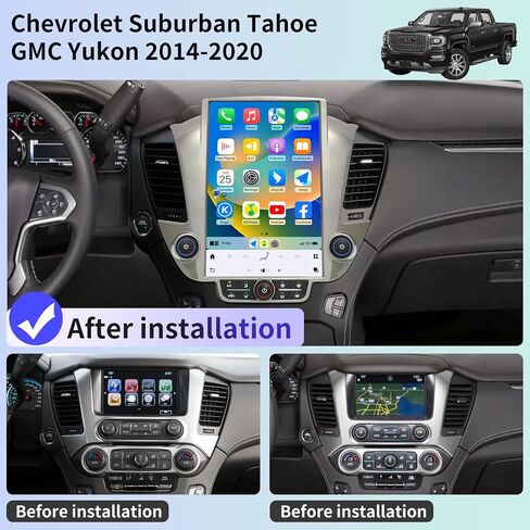 Car Radio for Chevrolet Suburban Tahoe GMC Yukon 2014-2020 (OEM 8 Inches) in Saudi Arabia
