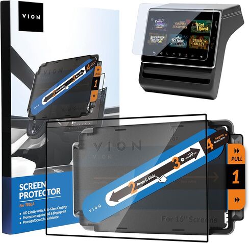 VION 16-Inch Ultra-Clear Screen Protector for 2026 Tesla Model Y Juniper in Saudi Arabia